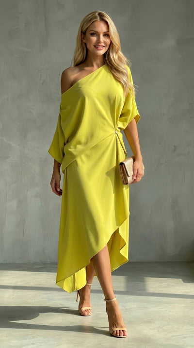 Alicia | Vestido asimétrico elegante